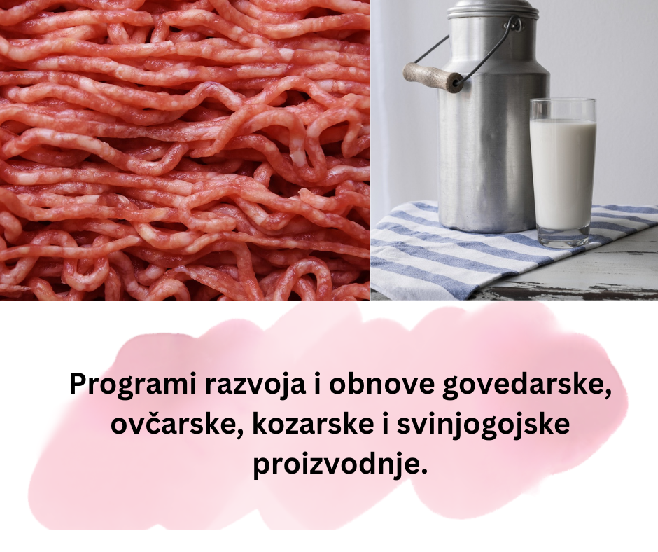 Predstavljeni programi za poticanje razvoja proizvodnje mesa i mlijeka u Hrvatskoj